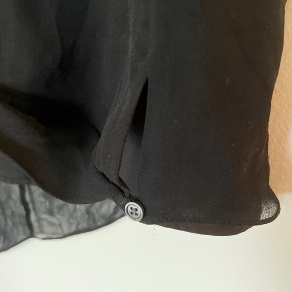 Asymmetrical Elizabeth and James Silk Blouse - Picture 2 of 6